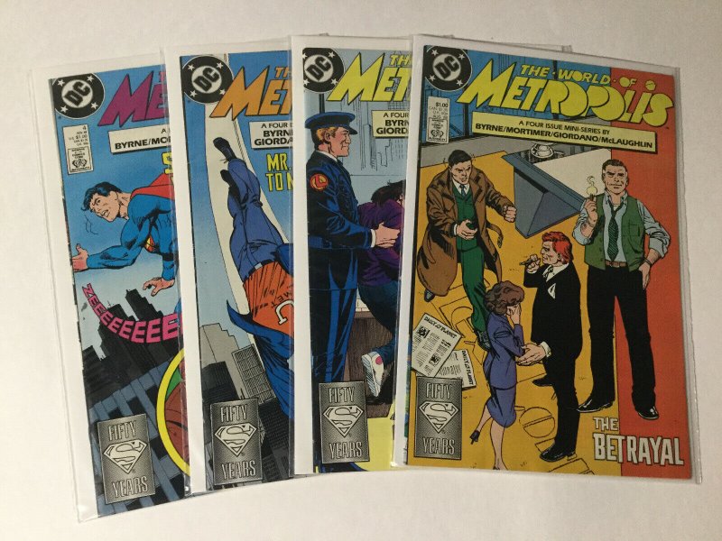 World Of Metropolis 1 2 3 4 World Of Smallville 1 2 3 4 Lot Fine-very Fine Dc