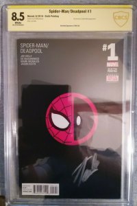 Spider-man/Deadpool #1 CBCS 8.5 Stan Lee Signed Sixth Printing
