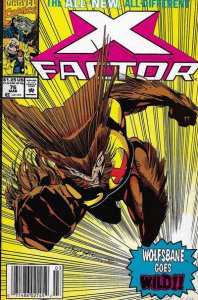 X-Factor #76 (Newsstand) VF ; Marvel | Peter David