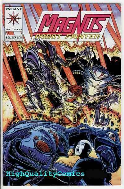 MAGNUS, ROBOT FIGHTER #32, NM+, Mal-Adjusted, Valiant, 1993, more in store