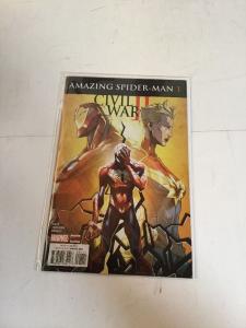 Amazing Spider-Man 1 Civil War 2 Nm Near Mint 9.0 Or Better 