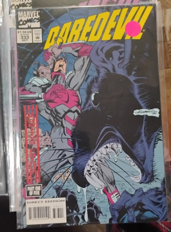 Daredevil # 333   1994  Marvel DISNEY kingpin returns humanitys fathom