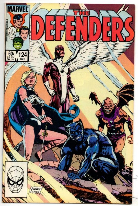 DEFENDERS #124, VF/NM, Valkyrie Angel Beast 1972 1983 Marvel