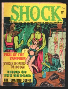 Shock Vol. 3 #1 1971-Pre-code horror type comic stories.-Zombies, Vampire, th...