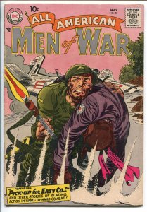 ALL-AMERICAN MEN OF WAR #57-1958-WWII-DC-SILVER AGE-EASY CO-FROGMAN-HEATH-vg+