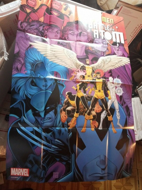 X-MEN BATTLE OF THE ATOM Promo Poster, 24 x 36, 2013, MARVEL 2'x3' NEW