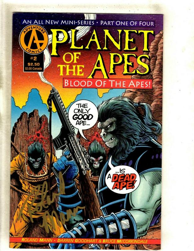 Planet of the Apes: Blood of the Apes # 2 VF/NM Adventure Comic Book SIGNED J372