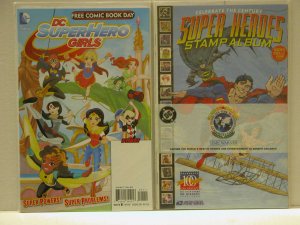 SUPERHERO GIRLS FCBD AND STAMP BOOK - FREE SHIPPING!