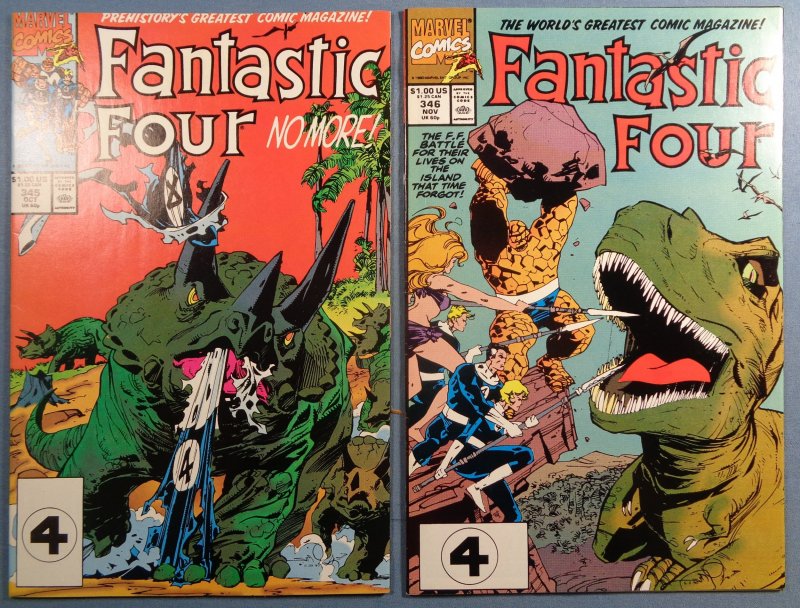 Fantastic Four Lot #325-349 Complete Run VF Spider-Man Hulk Ghost Rider