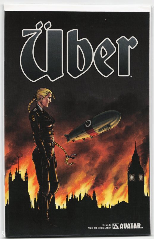 Uber #16 Propaganda Poster Cover (2014) Über