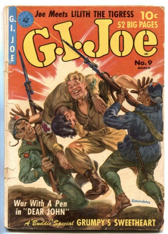 G.I. Joe #9 1952-SAUNDERS cover G