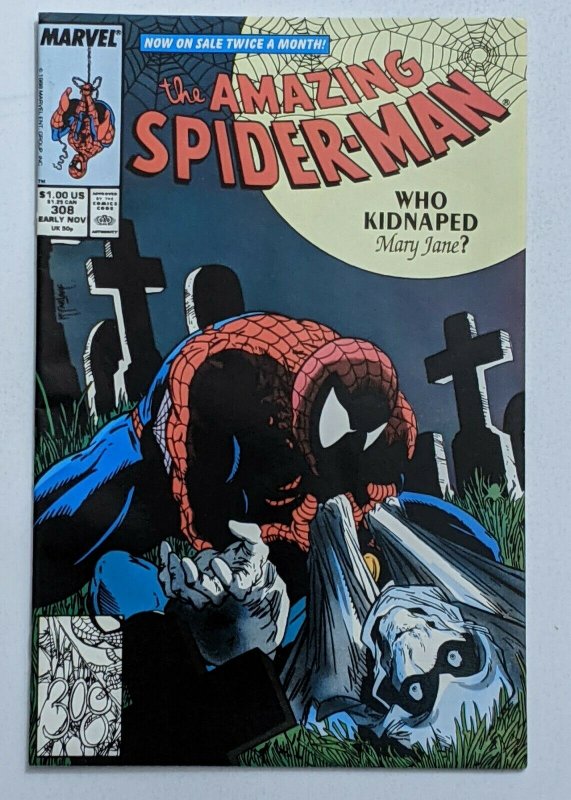 Amazing Spider-Man #308 (Nov 1988, Marvel) VF- 7.5 Taskmaster appearance 