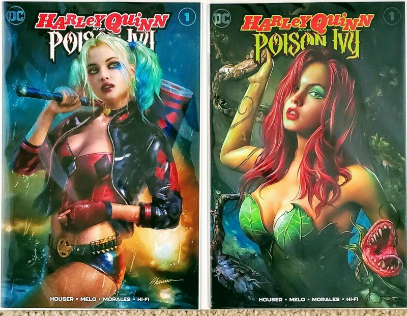 Harley Quinn and Poison Ivy #1 Shannon Shannon Maer Trade Variants Hot!