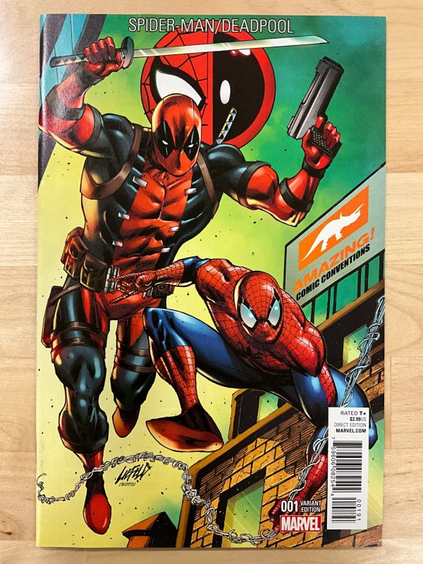 Spider-Man/Deadpool #1 Amazing! Arizona Con Cover (2016)
