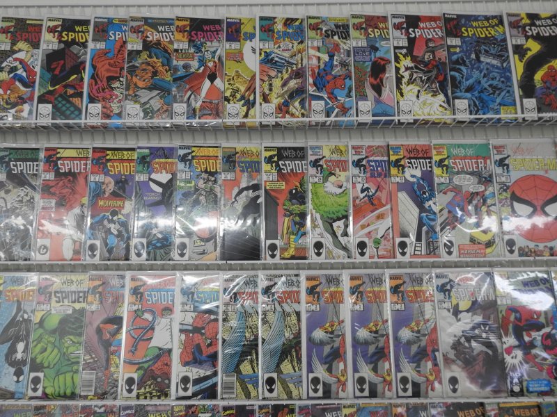 Complete Set Web of Spider-Man #1-129 Plus All Annuals!!! Avg. VF Condition!