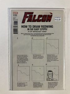 FALCON 1 NM NEAR MINT HOW TO DRAW VARIANT MARVEL COMICS