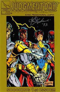 Judgment Day (Lightning) #1D VF/NM ; Lightning | Signed Promotional Copy