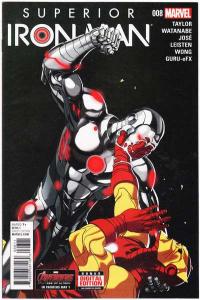 Superior Iron Man   #8, NM + (Stock photo)