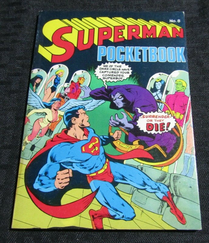 1979 SUPERMAN POCKETBOOK #8 FVF 7.0 Egmont UK Reprint / Dark Circle 