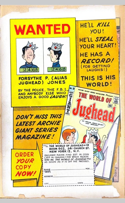 Archie's Madhouse #22 (1962) Sabrina [Key Issue]