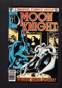 Moon Knight #3 - SIGNED BY BILL SIENKIEWICZ! (6.0) 1981