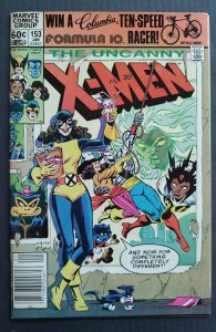 The Uncanny X-Men #153 Newsstand Edition (1982)