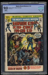 Mighty Marvel Western #16 CBCS VF/NM 9.0 White Pages Western Penn
