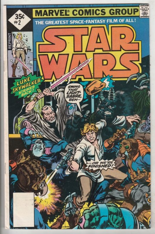 Star Wars Signed #2 (Jul-77) VF/NM High-Grade Luke, Han, Leah, Chewbaca, Obi-...
