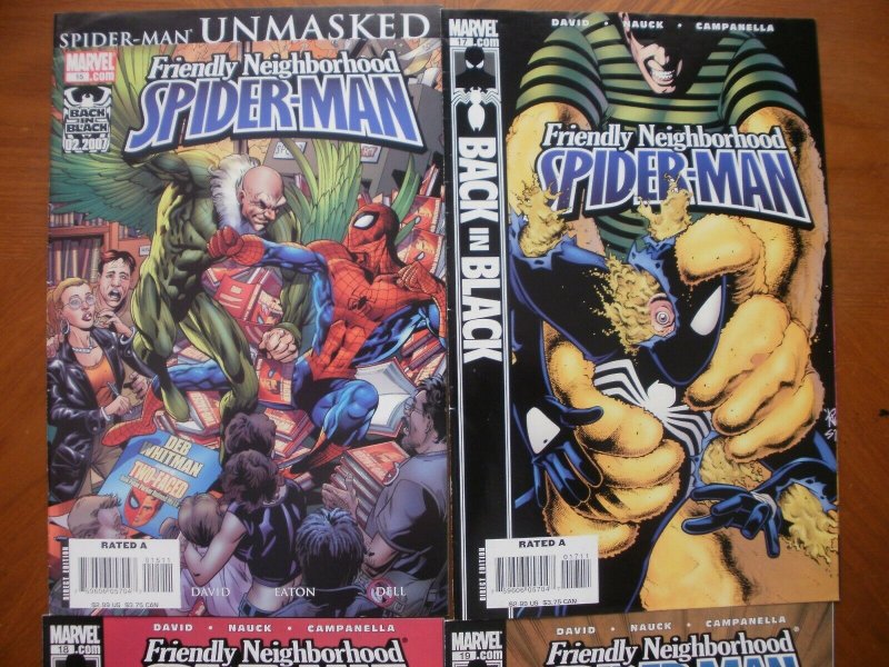 4 Near-Mint Marvel Comic: FRIENDLY NEIGHBORHOOD SPIDER-MAN #15 17 18 19 Sandman