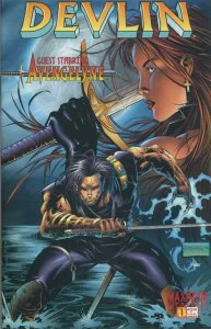 Devlin #1 Guest Starring Avengelyne Maximum Press Comics April Apr 1996 (VFNM)