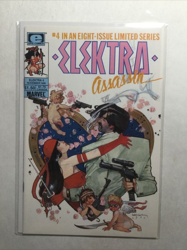 Elektra Assassin 4 Near Mint Nm Limited Series Epic Comics Marvel