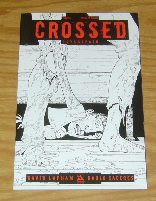 Crossed: Psychopath #6 VF/NM retailer bonus variant - limited to 500 - lapham 