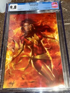 Powers of X 1, Parrillo, Comics Elite Virgin Dark Phoenix Variant Cover, CGC 9.8