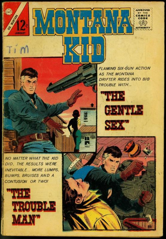 KID Montana #49 1965 Charlton Pete Morisi Western Story VG