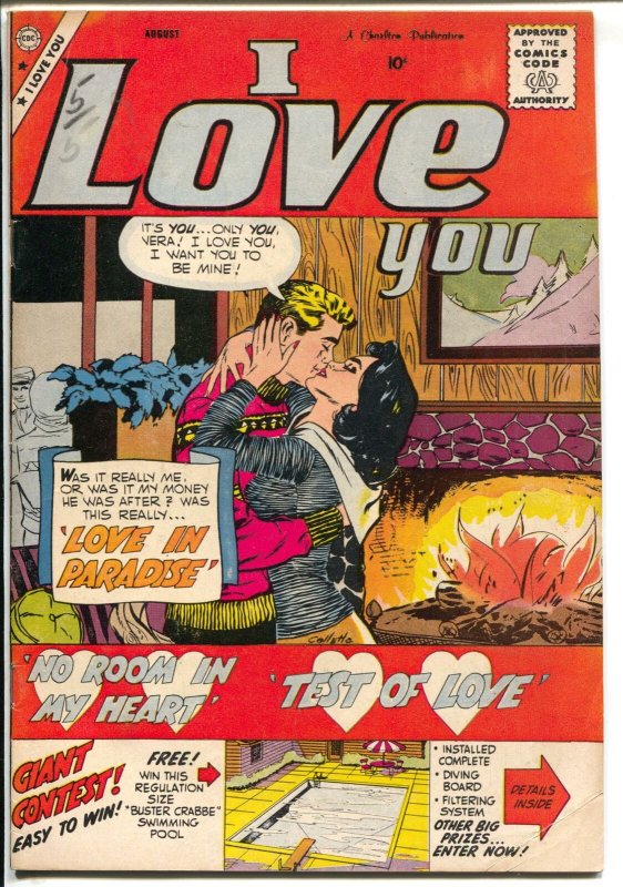 I Love You #24 1959-Charlton-fireside romance cover-lingerie-Colletta-VG/FN