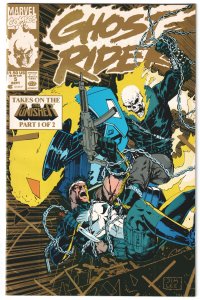 Ghost Rider #5 Second Print Cover (1990) Ghost Rider