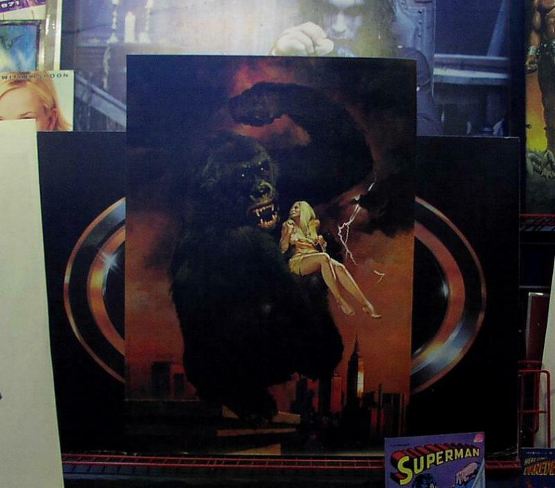 KING KONG POSTER 1977 ENRICH PAINTED FULL COLOR