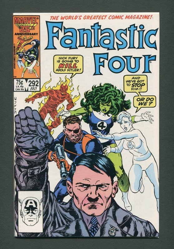 Fantastic Four #292  / 9.2 - 9.4 NM  /  July 1986