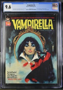 Vampirella 18 Cgc 9.6 Ow/w Pages Warren 1972