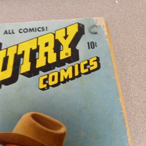 1950 GENE AUTRY WESTERN COMIC #36 Dell publishing Golden Age photo cover