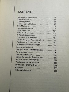 1978 THE INCREDIBLE HULK by Stan Lee SC Poor/GD 1.5 Fireside