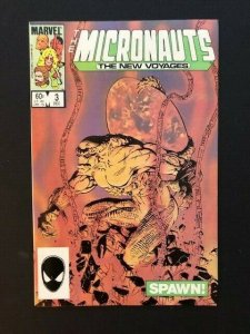 Lot of 6- Marvel THE MICRONAUTS THE NEW VOYAGES #1-5 ,7 FINE/VERY FINE (A179)