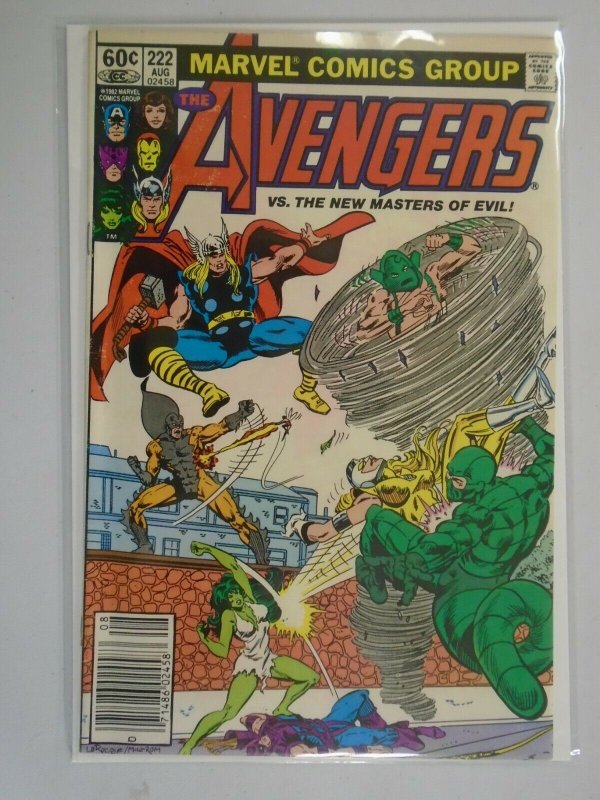 Avengers #222 Newsstand edition 6.0 FN (1982 1st Series)