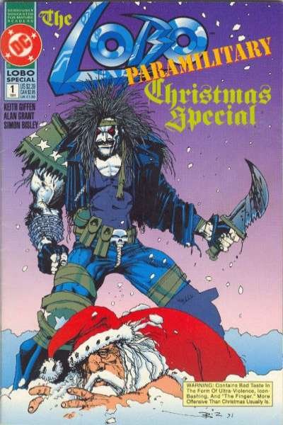 Lobo (1990 series) Paramilitary Christmas Special #1, NM- (Stock photo)