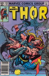 Thor #332 (Newsstand) FN ; Marvel | Bill Sienkiewicz Dracula