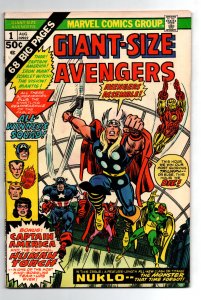 Giant-Size Avengers #1 - Captain America - Thor - Iron Man - 1974 - FN/VF