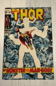 THOR #169 , Origin Galactus Stan Lee, Jack Kirby, Marvel Comics *vF or better