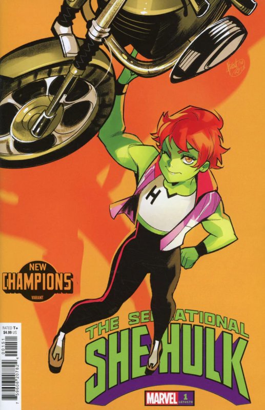 Sensational She-Hulk #1 Mirka Andolfo New Champions Variant 2023 comic book