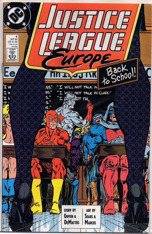 DC Comics Justice League Europe #6 Flash, Power Girl, Metamorpho