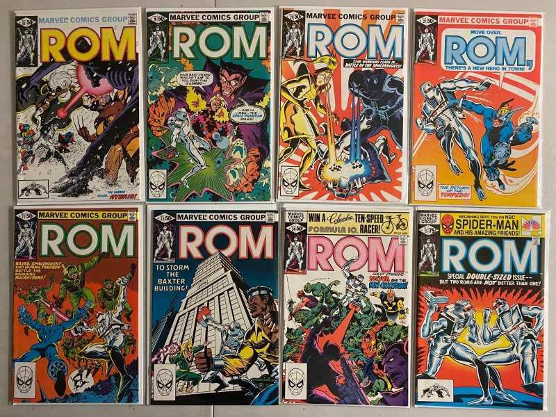 ROM lot #2-39 + Annual Marvel SpaceKnight (average 7.0 FN/VF) 37 diff (1980-'83)